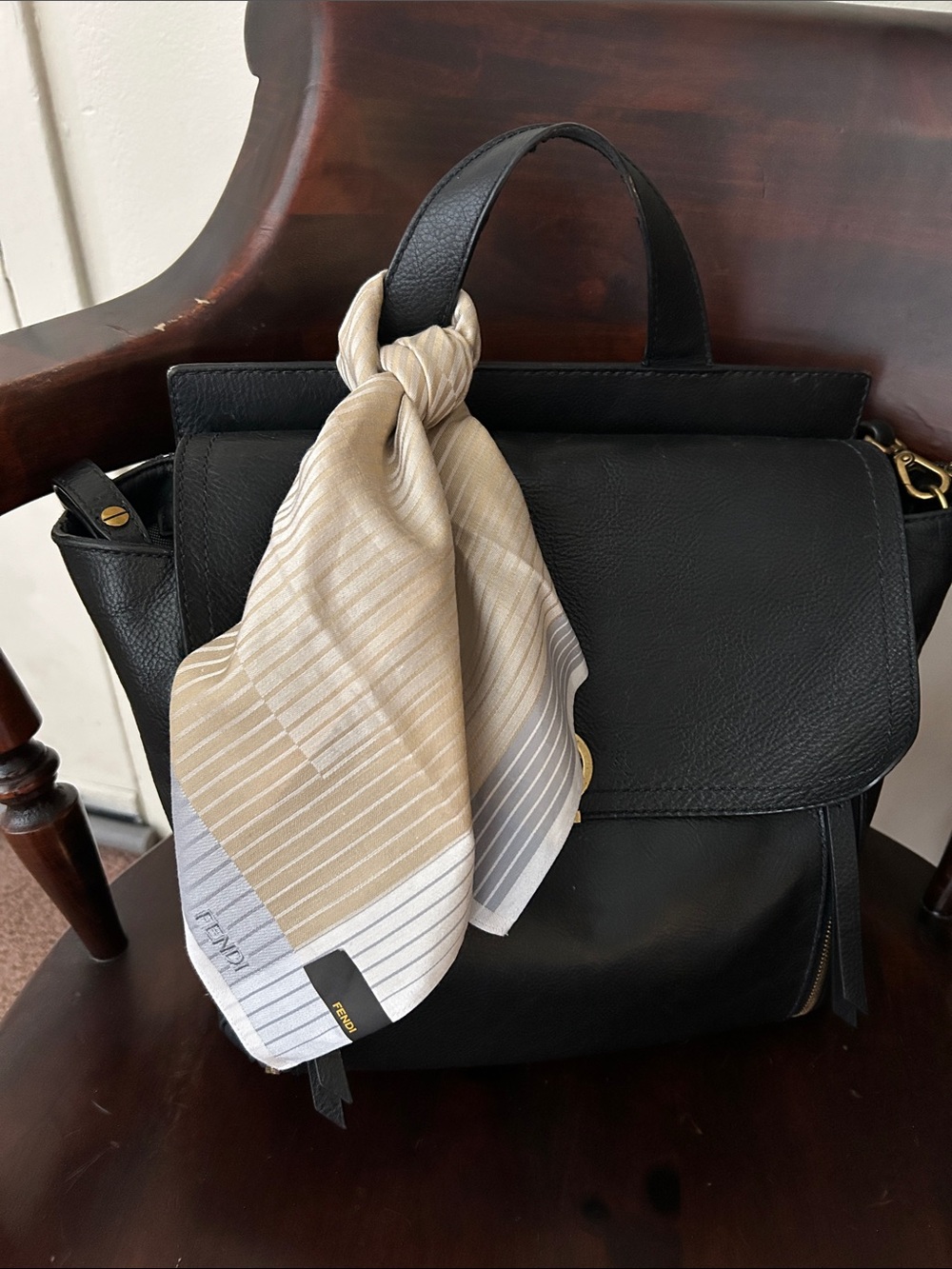 Vintage logo Fendi Scarf